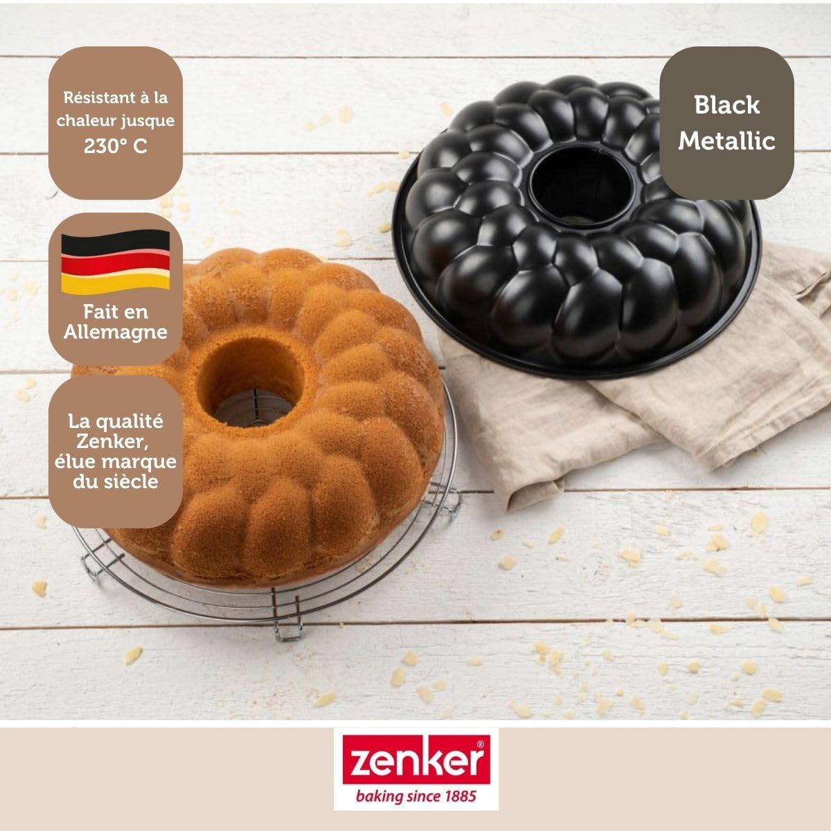 zenker-dein-brot-moule-pain-couronne-chemin-e-32-cm-acier image 6