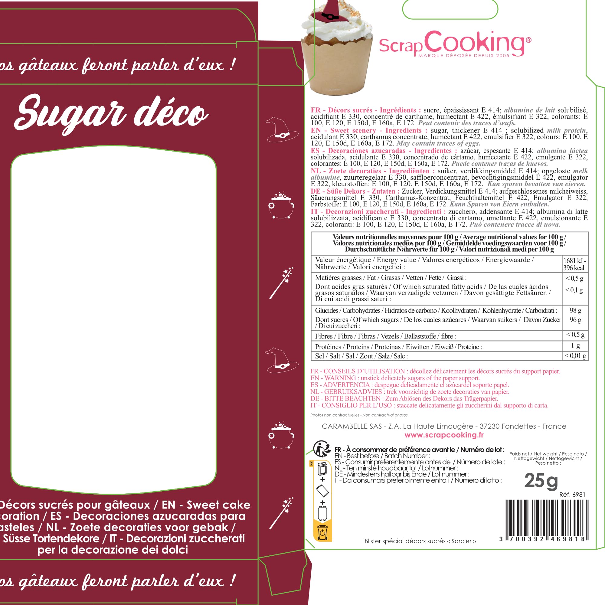 scrapcooking-d-corations-d-cosucres-sorcier-6981-6-pi-ces image 8