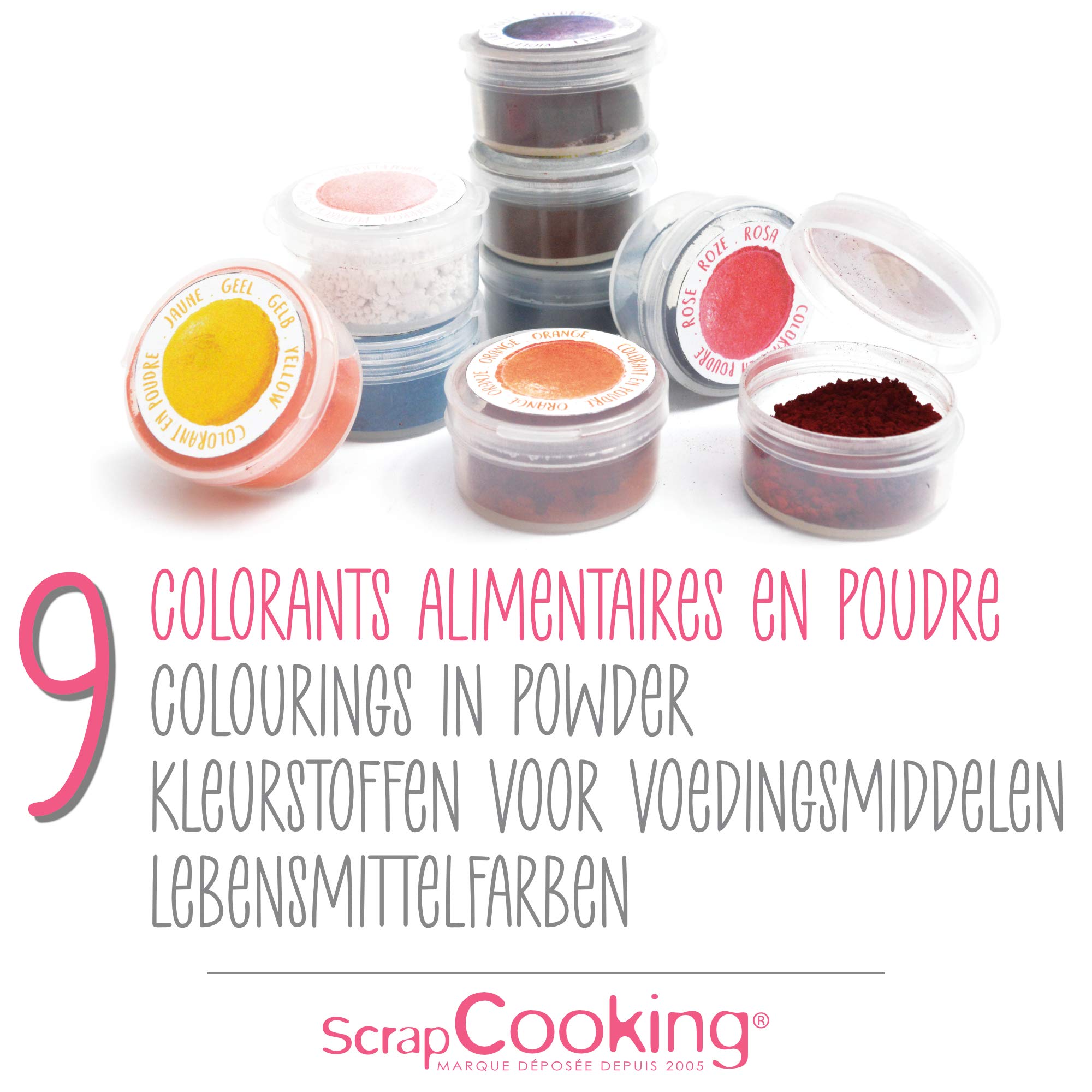 scrapcooking-colorants-4270-colorant-poudre-couleurs-vives-9-pots image 3