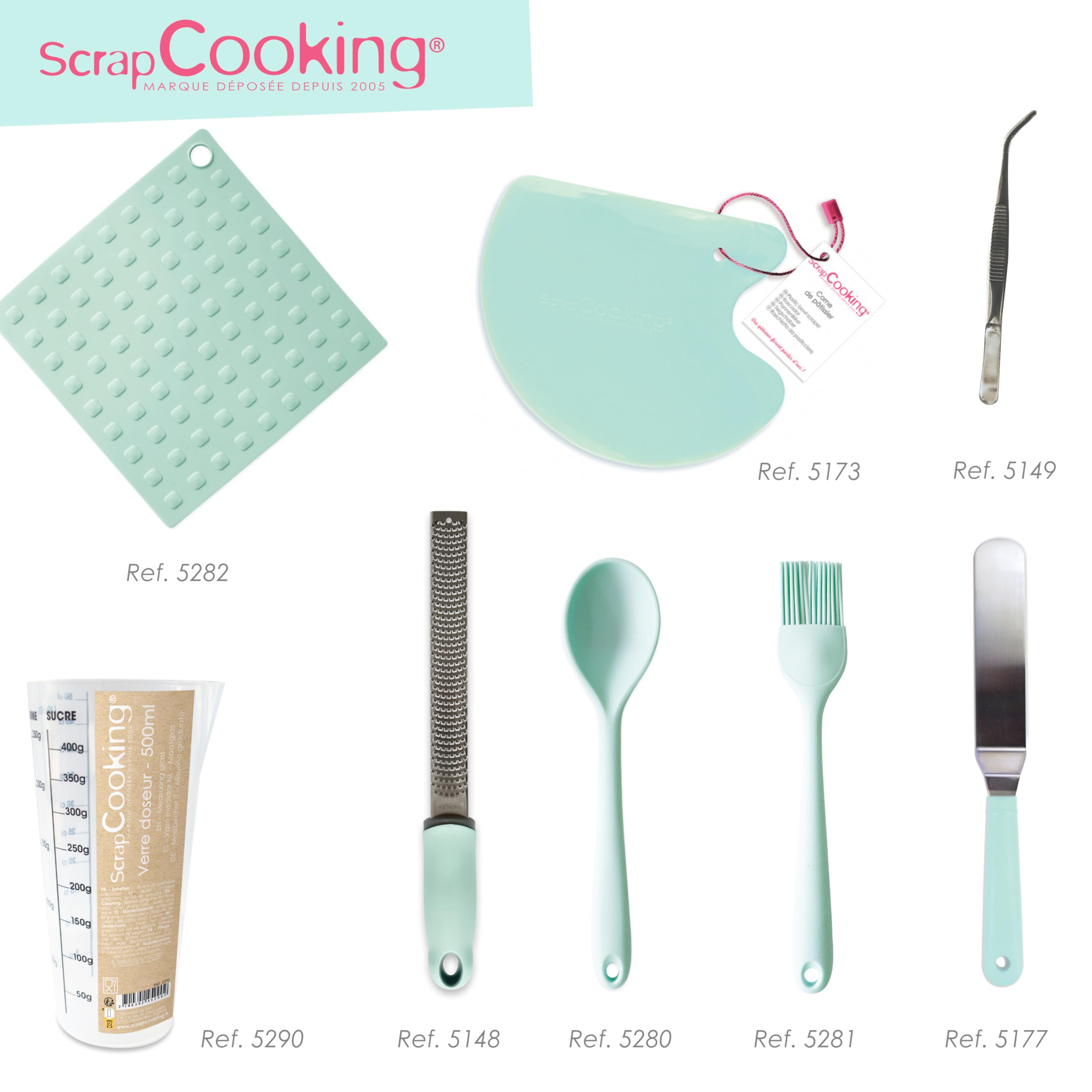 scrapcooking-mat-riel-5290-verre-doseur-500-ml-plastique image 7