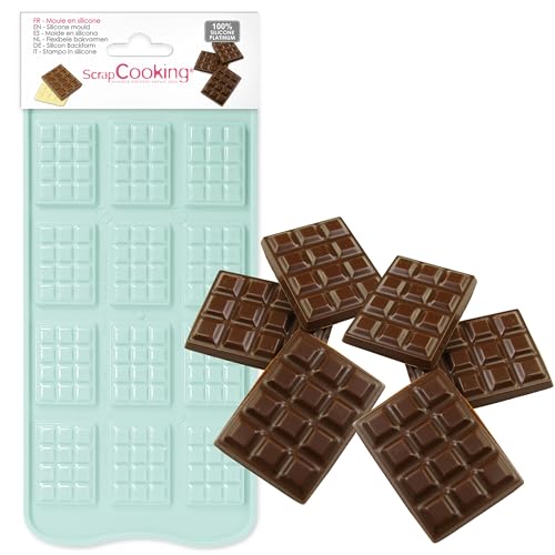 scrapcooking-moules-moule-mini-tablettes-chocolat-silicone-12-empreintes image 3