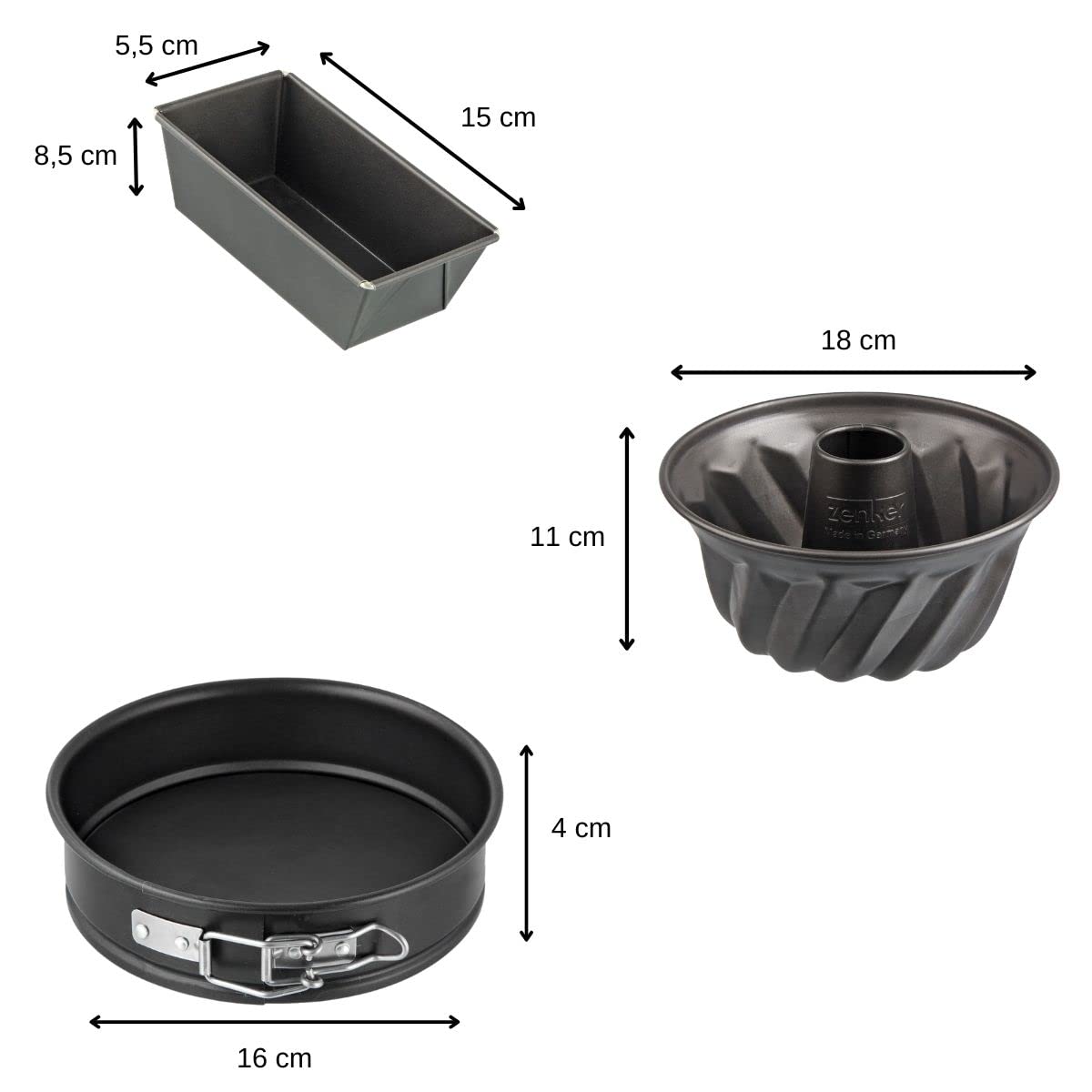 zenker-special-mini-set-3-moules-manqu-cake-kougelhopf image 3