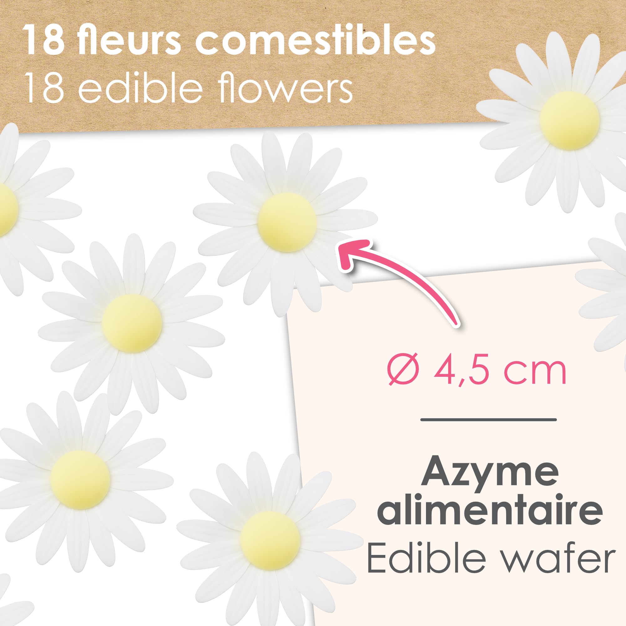 scrapcooking-d-corations-2296-marguerites-azyme-d-co-g-teau-x18 image 3