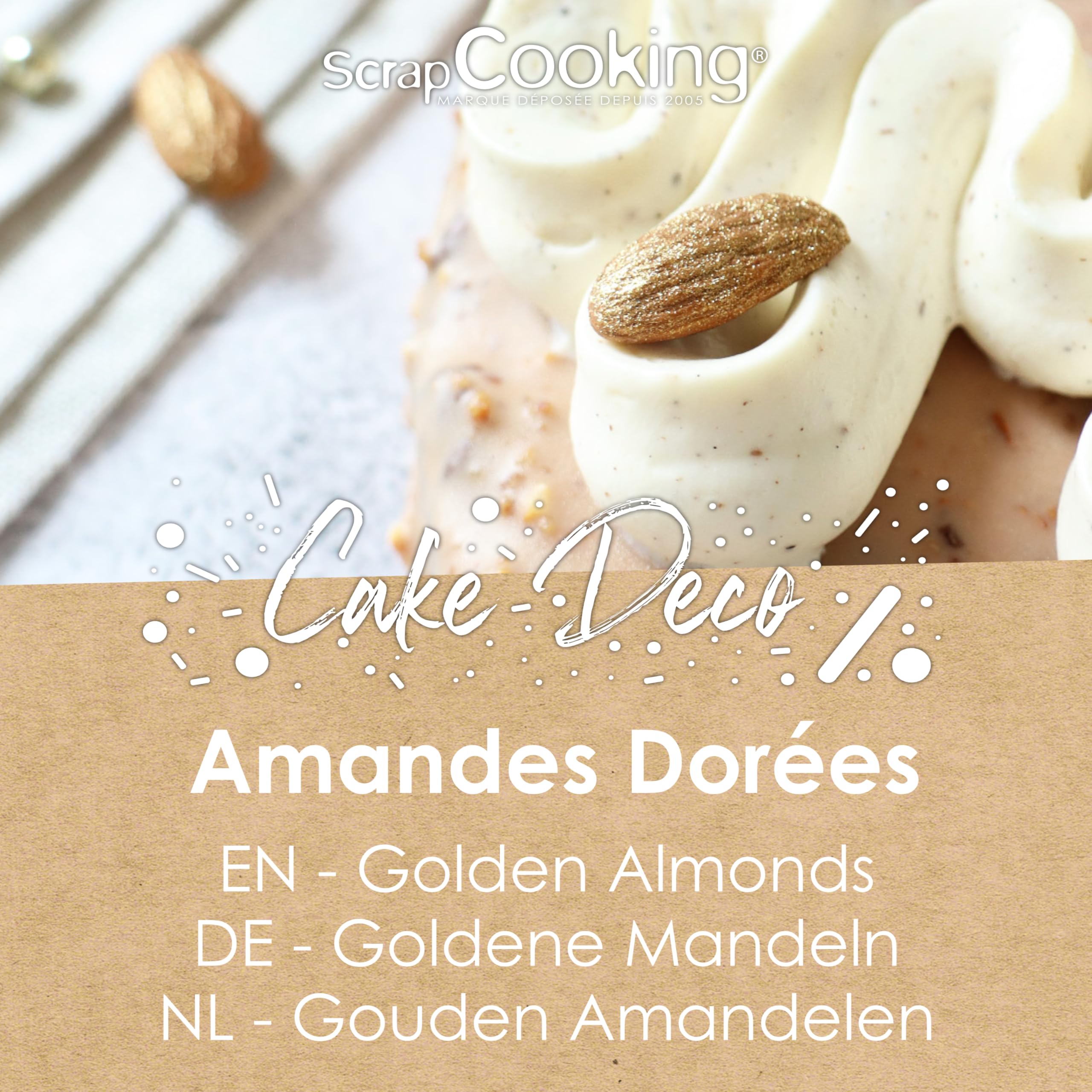 scrapcooking-d-corations-amandes-dor-es-50-g-comestibles-or image 3