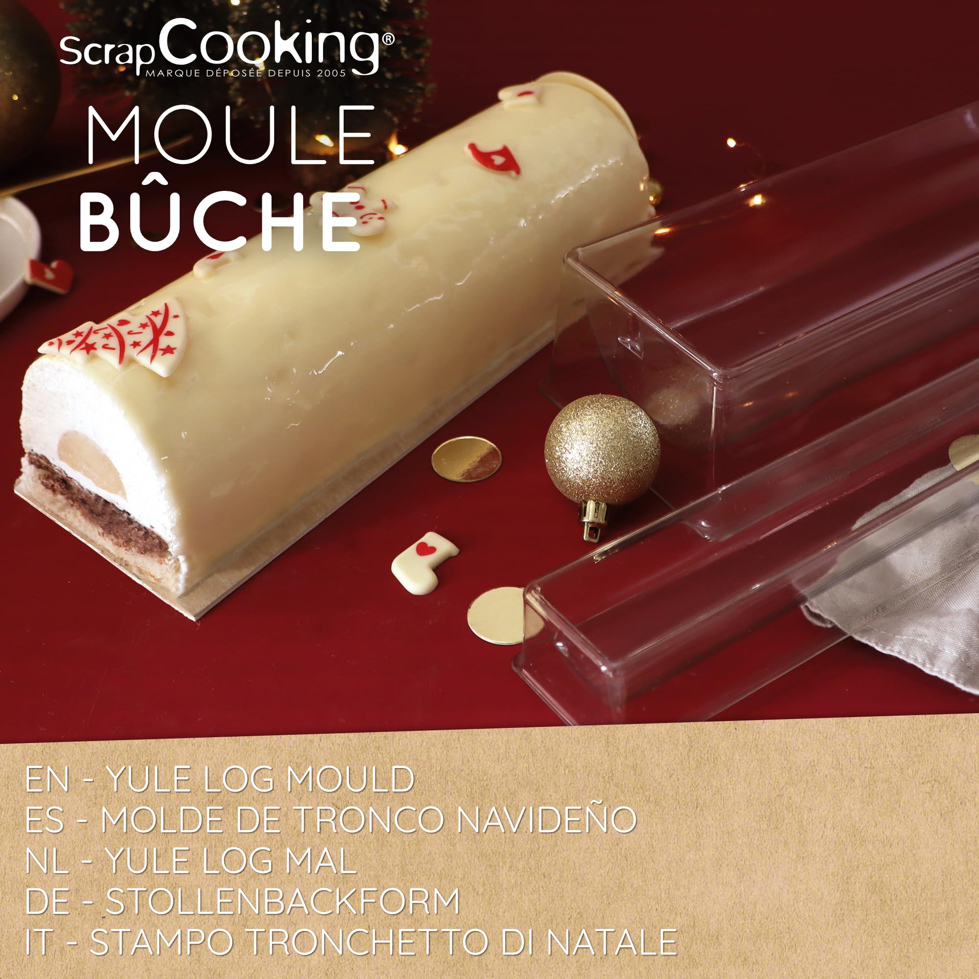 scrapcooking-moules-kit-moule-b-che-no-l-insert-30-cm image 2