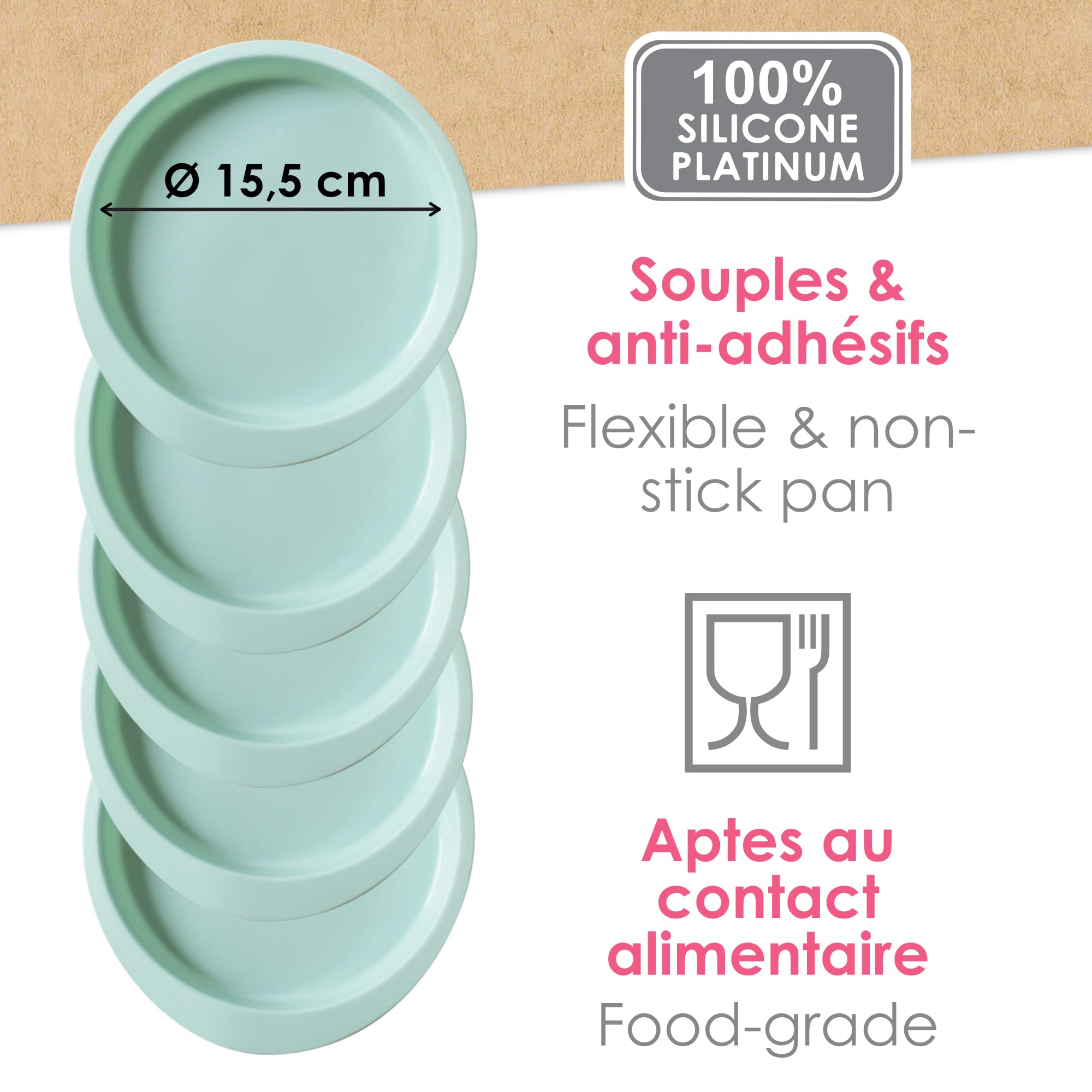 scrapcooking-moules-2065-layer-cake-silicone-15-5-cm-lot-5 image 3