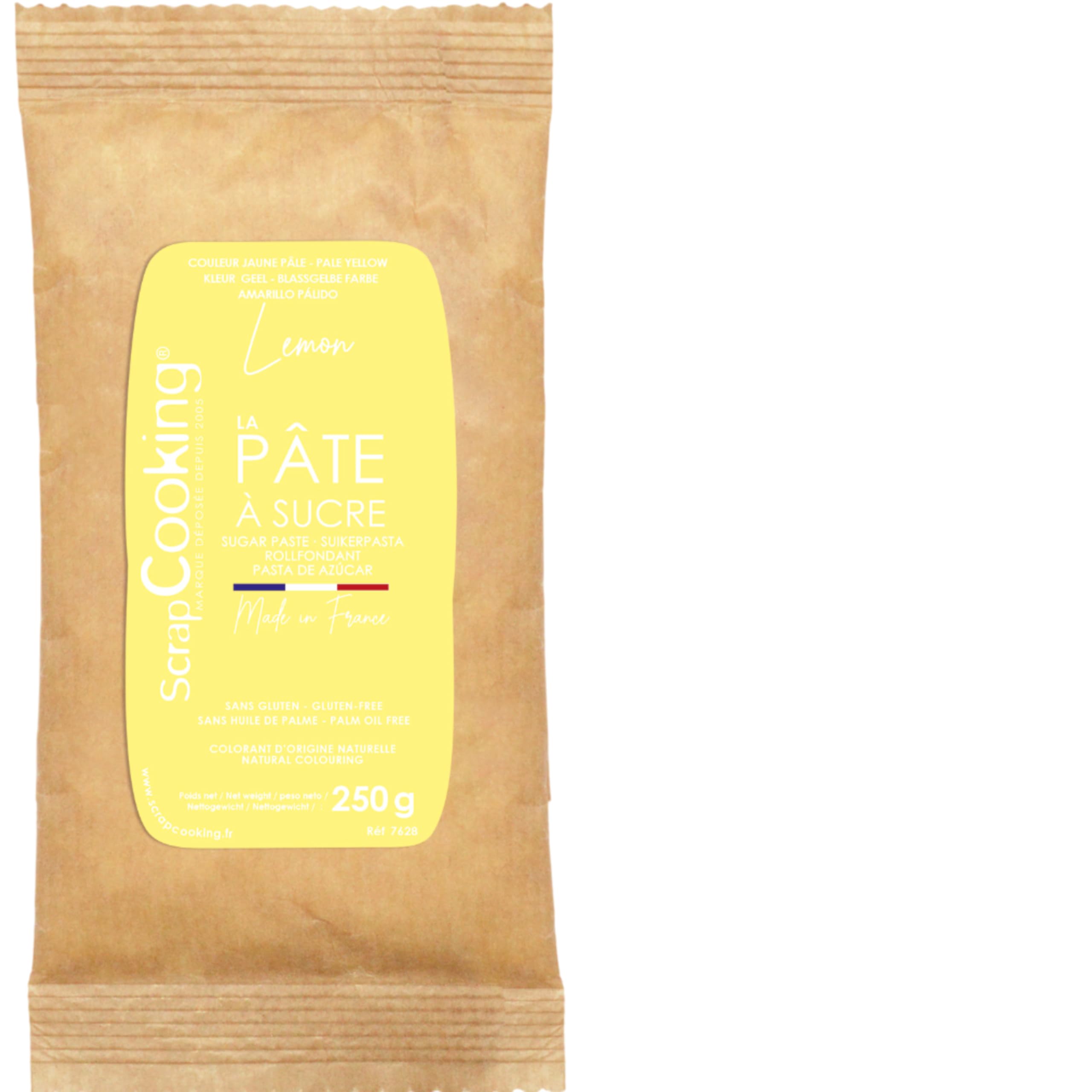 scrapcooking-p-tes-sucre-lemon-jaune-250-g-7628 image 1