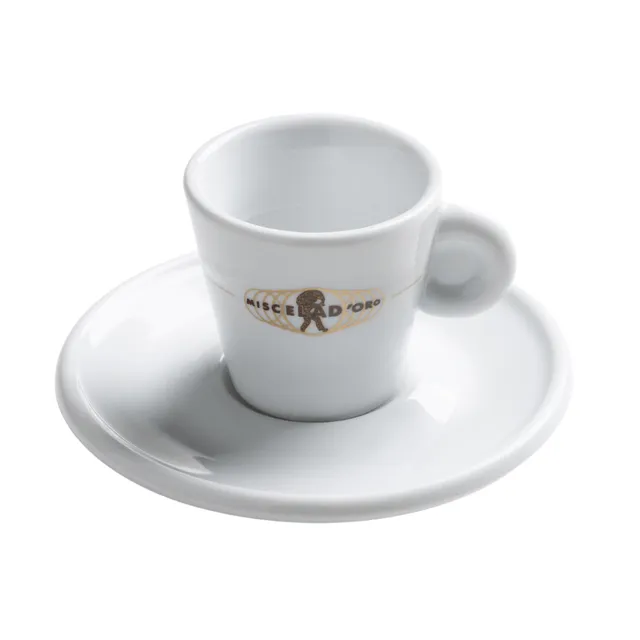 miscela-d-oro-cups-tasses-espresso-lot-6-porcelaine image 1