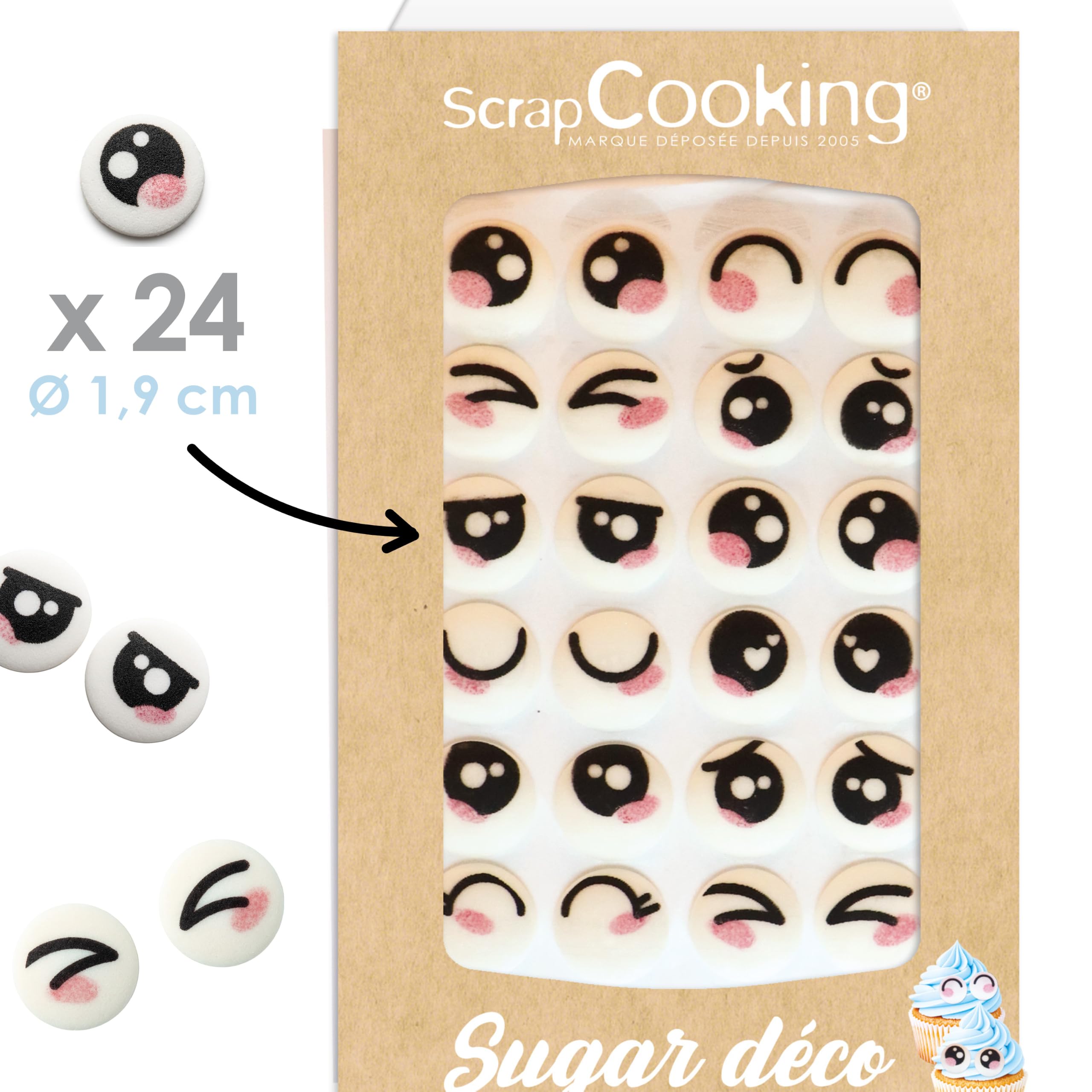 scrapcooking-d-corations-7059-d-cosucres-yeux-kawaii-x24 image 3
