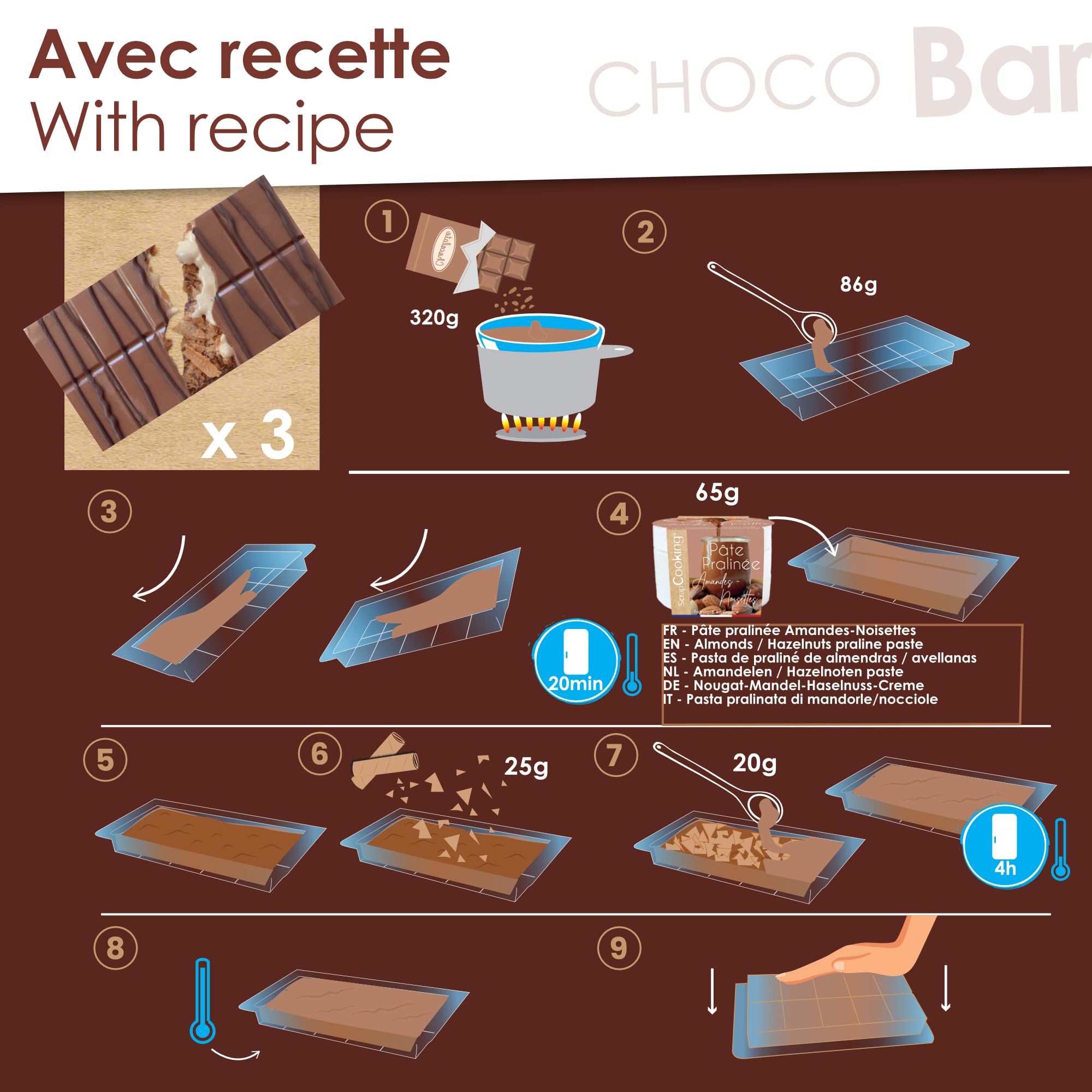 scrapcooking-moules-6761-moule-tablette-chocolat-duba-15x7-cm image 7