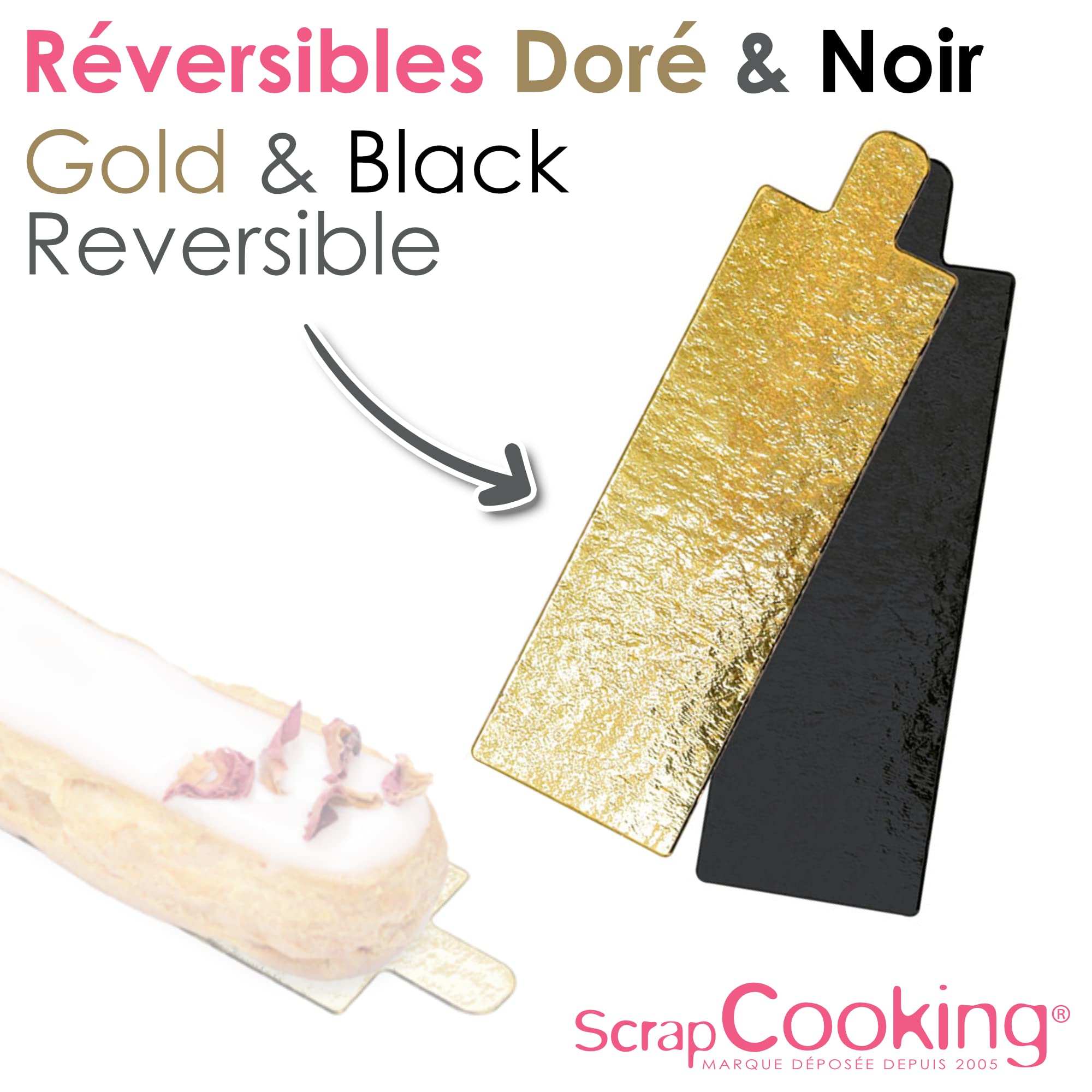 scrapcooking-mat-riel-5212-supports-g-teaux-rectangle-lot-10-dor image 4