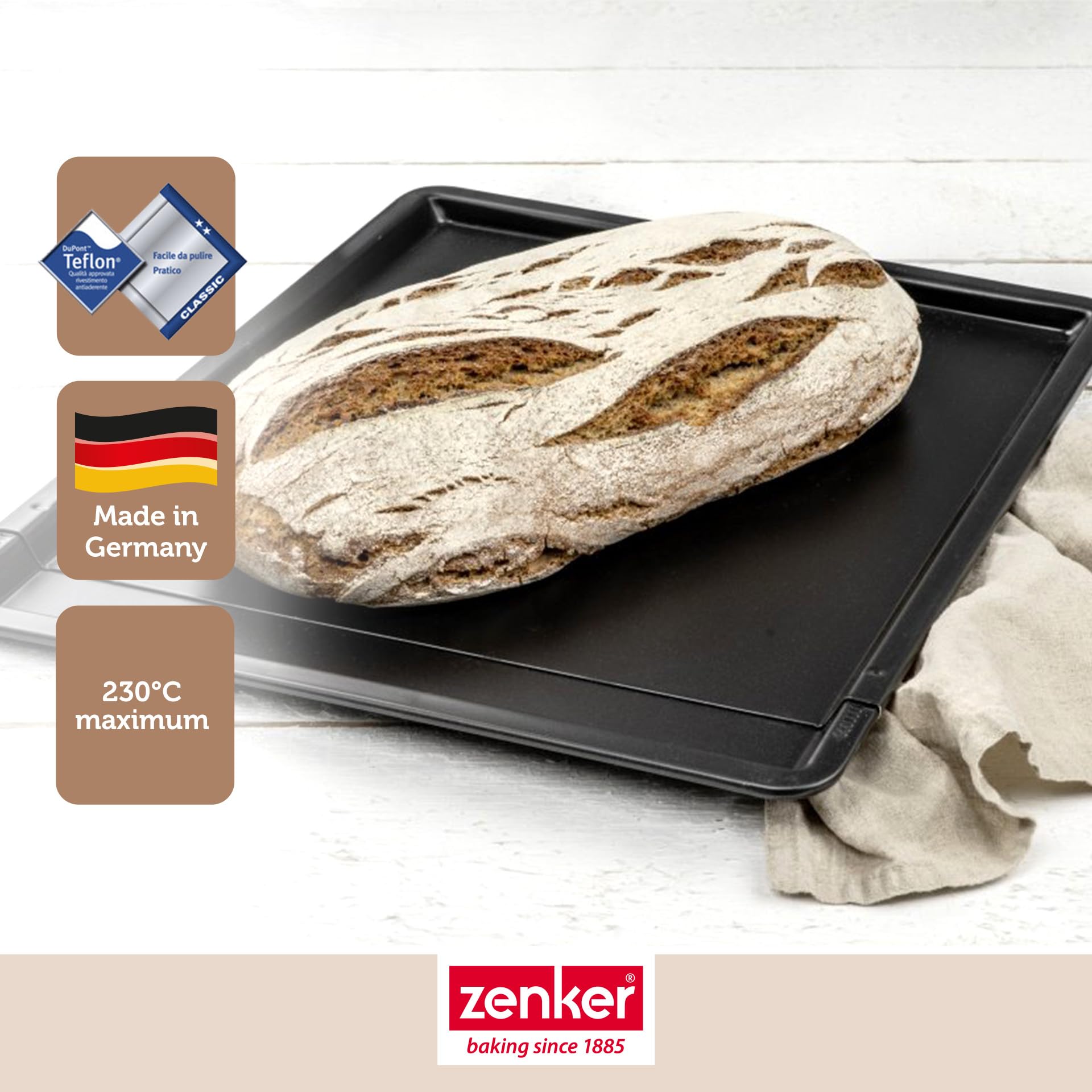 zenker-black-metallic-plaque-p-tisserie-extensible-basse image 2