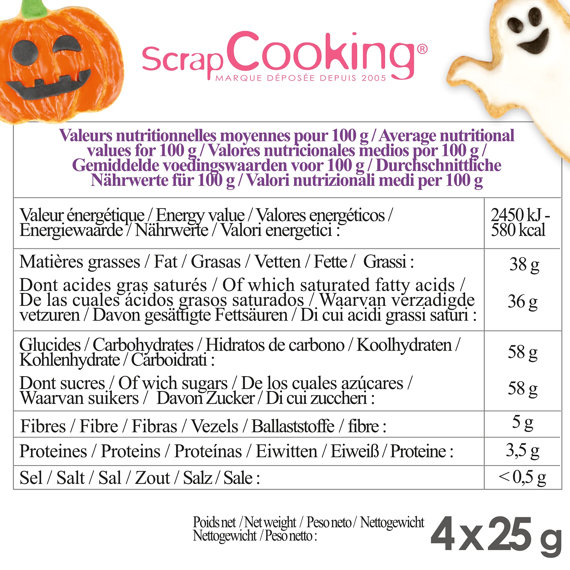 scrap-cooking-d-corations-4-stylos-choco-halloween-4x25-g image 2
