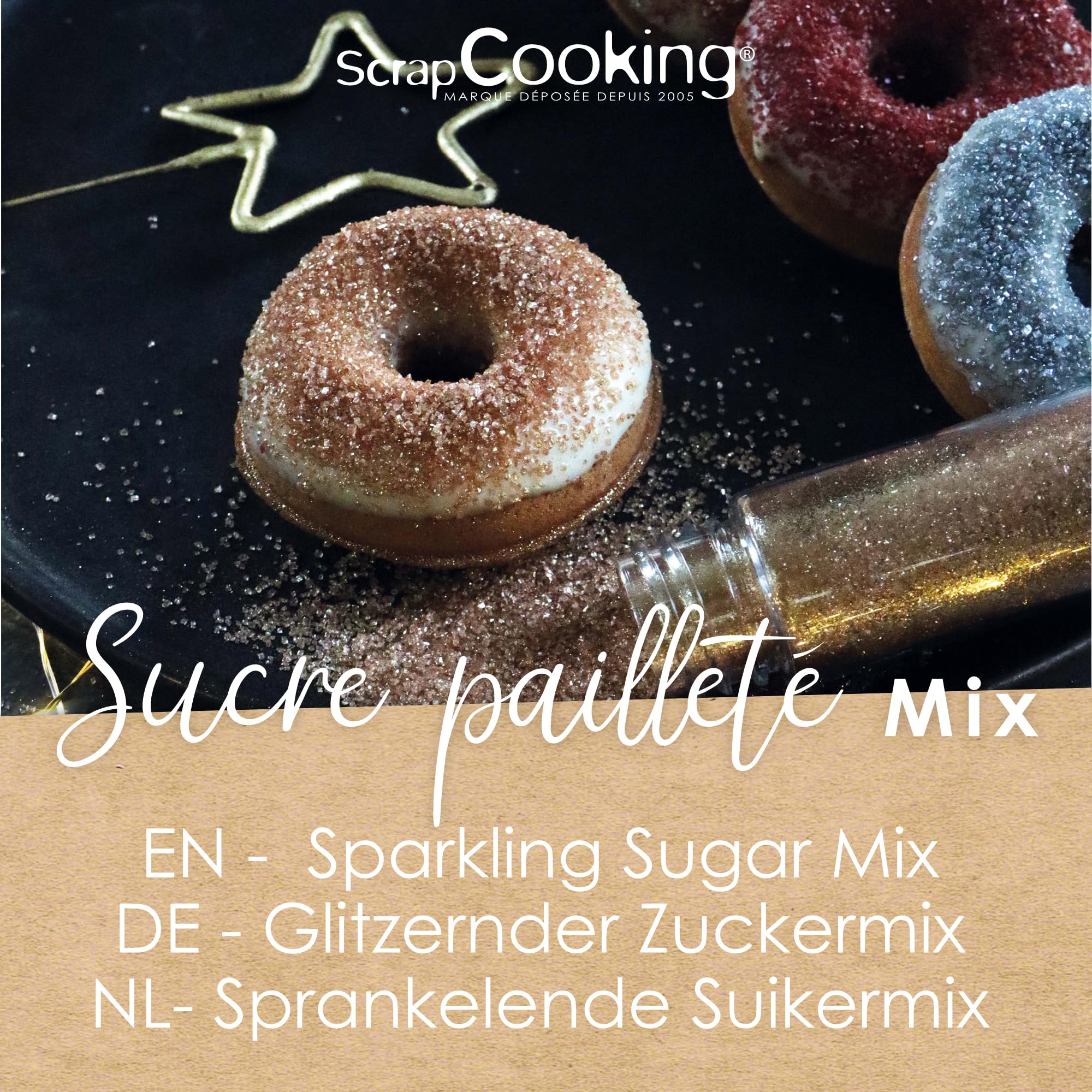 scrapcooking-d-corations-mix-4-sucres-paillet-s-76g-4807 image 2