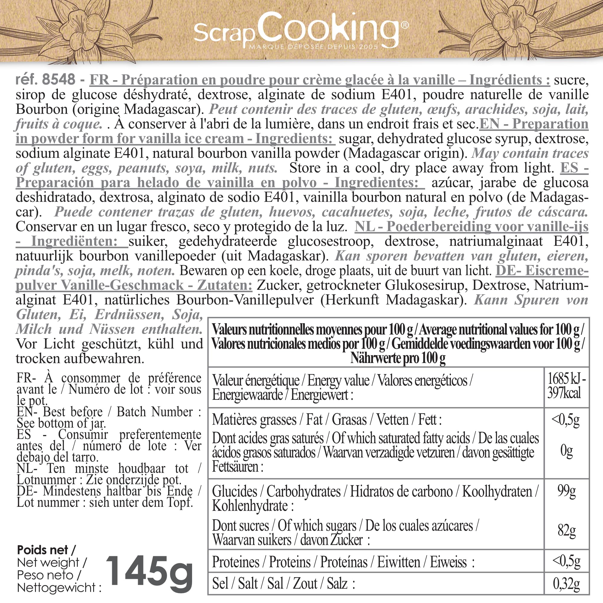 scrapcooking-ingr-dients-8548-pr-paration-glace-vanille-145-g image 2