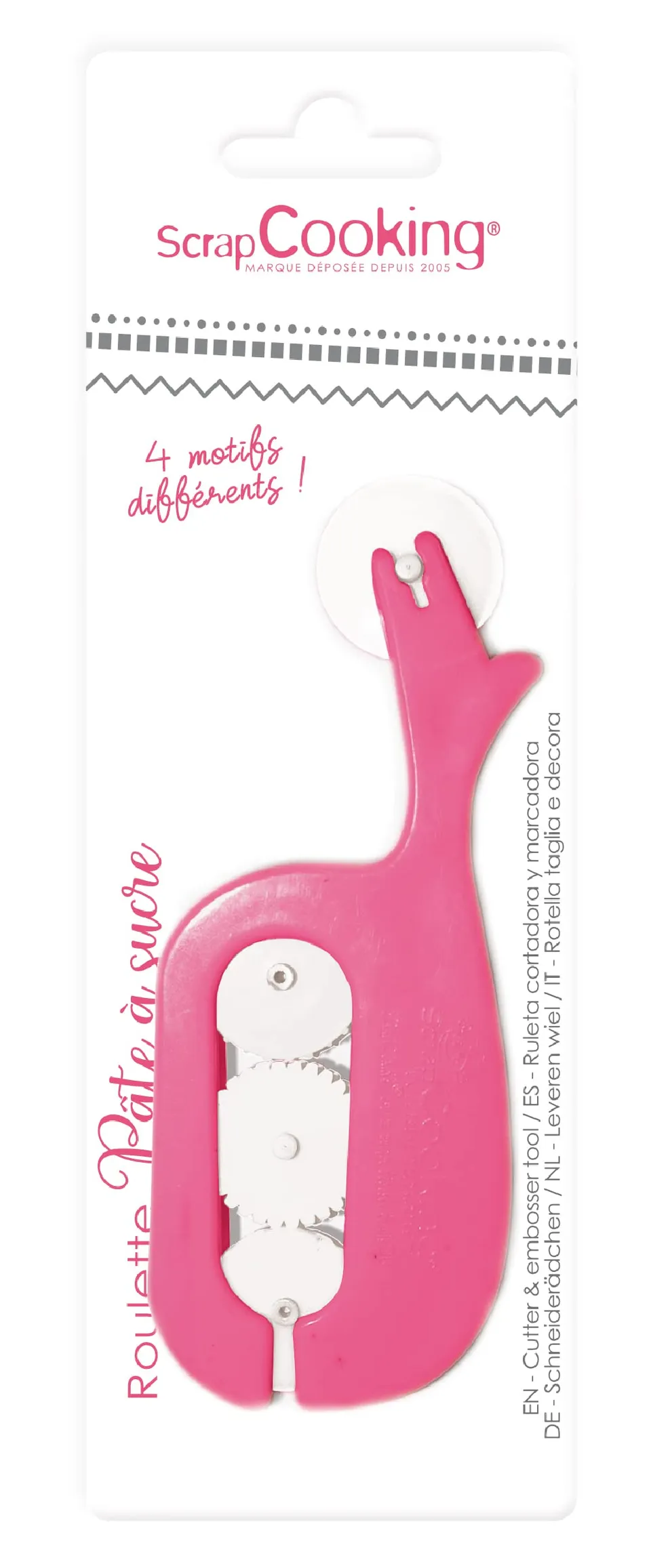 scrapcooking-cake-design-roulette-p-te-sucre-4-roulettes-plastique image 1