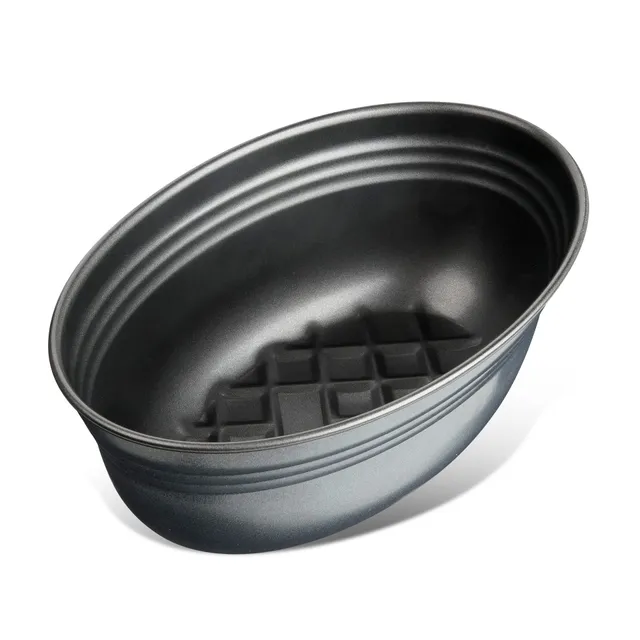 zenker-dein-brot-6520-moule-pain-ovale-noir-26-cm-acier image 1