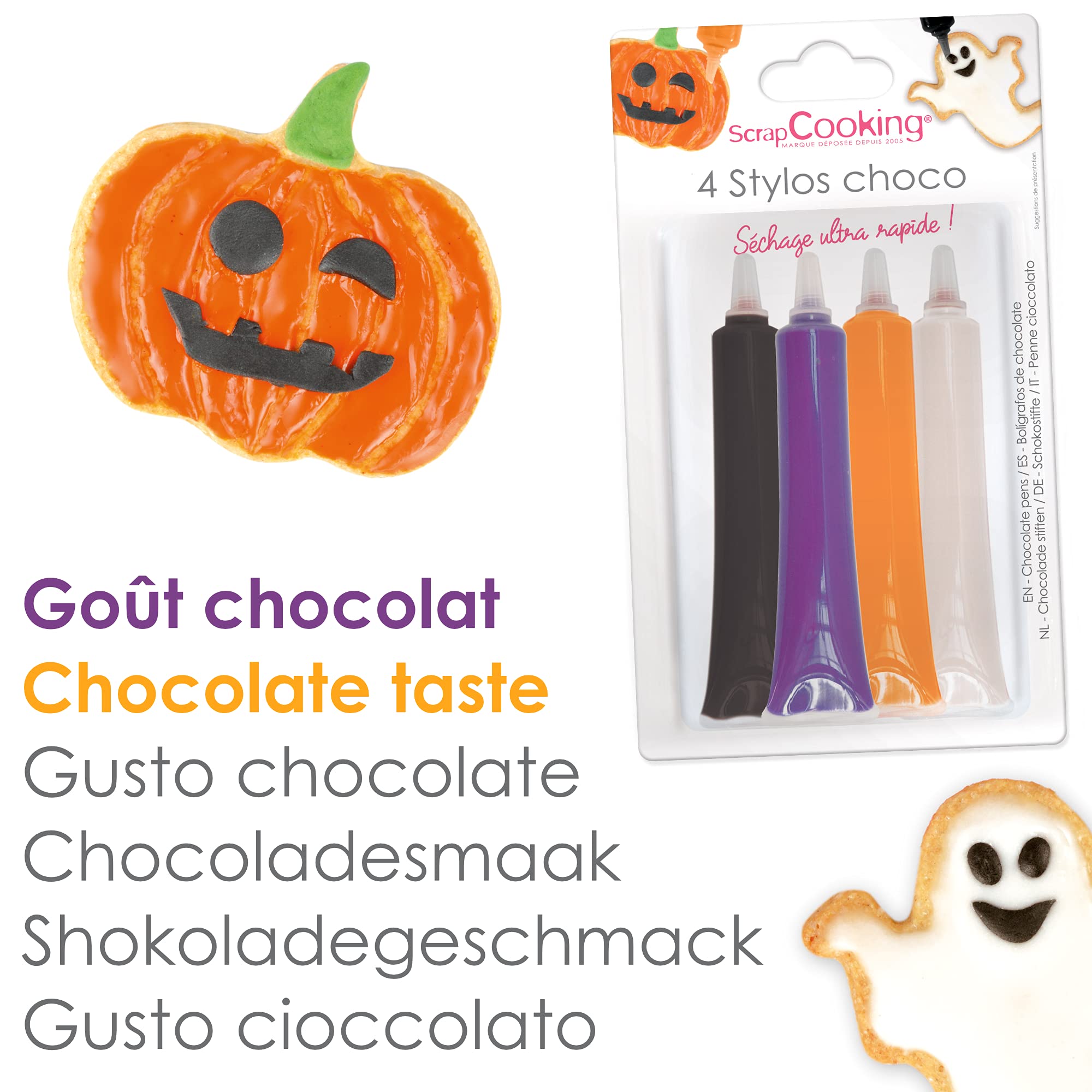 scrap-cooking-d-corations-4-stylos-choco-halloween-4x25-g image 7