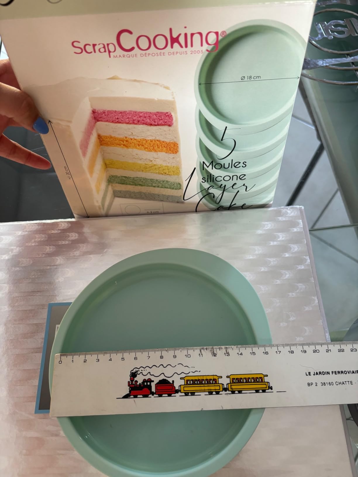 Gâteau droit