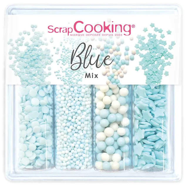 scrapcooking-d-corations-7510-d-cors-sucr-s-blue-mix-64g image 1
