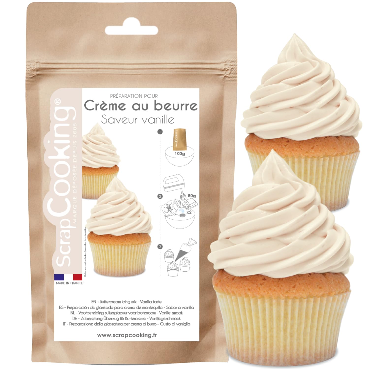 scrapcooking-cr-me-au-beurre-vanille-pr-paration-200-g image 1