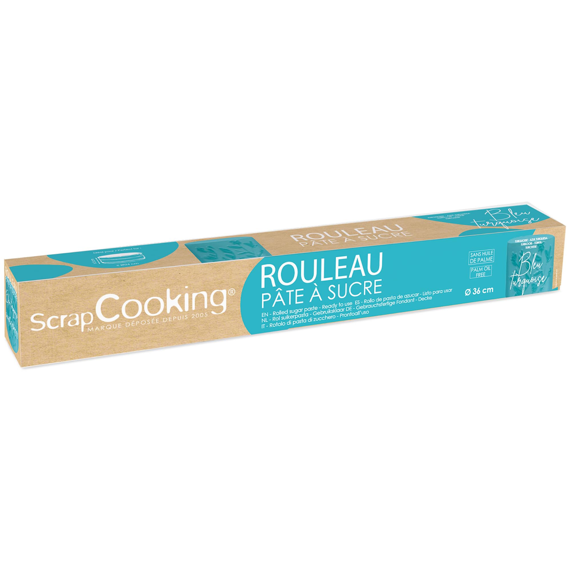 scrapcooking-p-tes-sucre-7275-rouleau-bleu-430-g-36-cm image 1