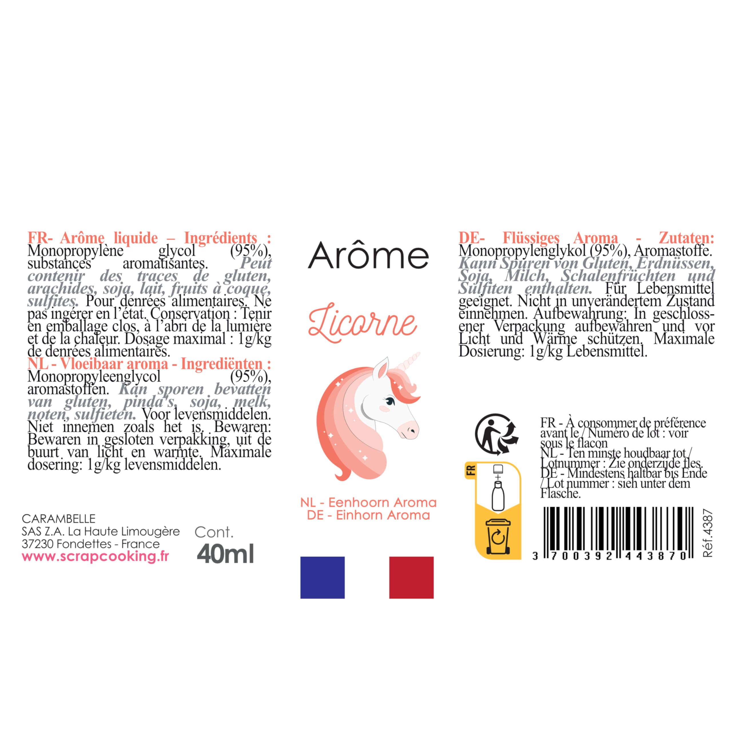 scrapcooking-ingr-dients-ar-me-liquide-licorne-40-ml-4387 image 2