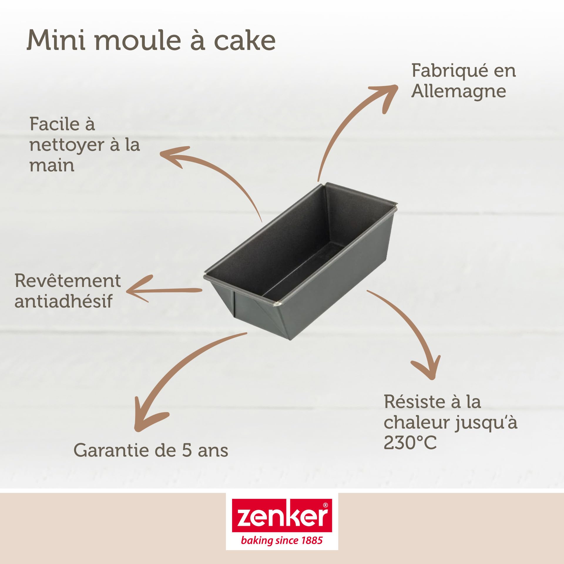 zenker-black-metallic-lot-2-moules-cake-20-cm-et-16-cm-acier image 3