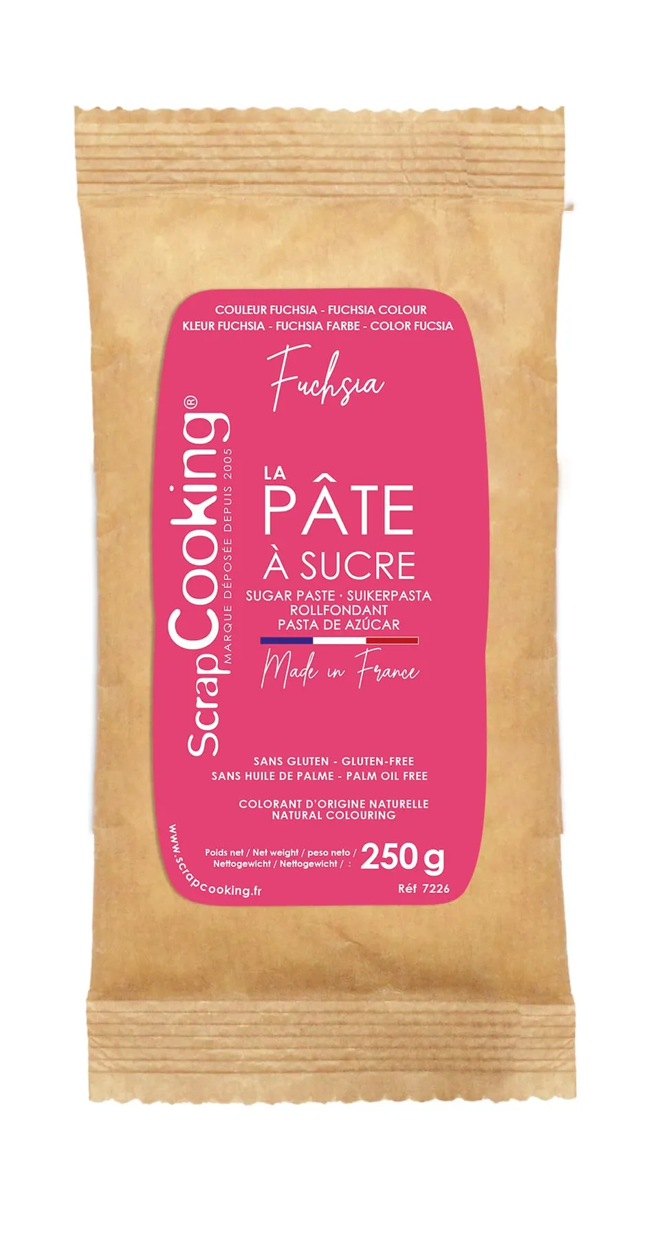 scrapcooking-p-tes-sucre-fuchsia-250-g-sans-gluten image 1