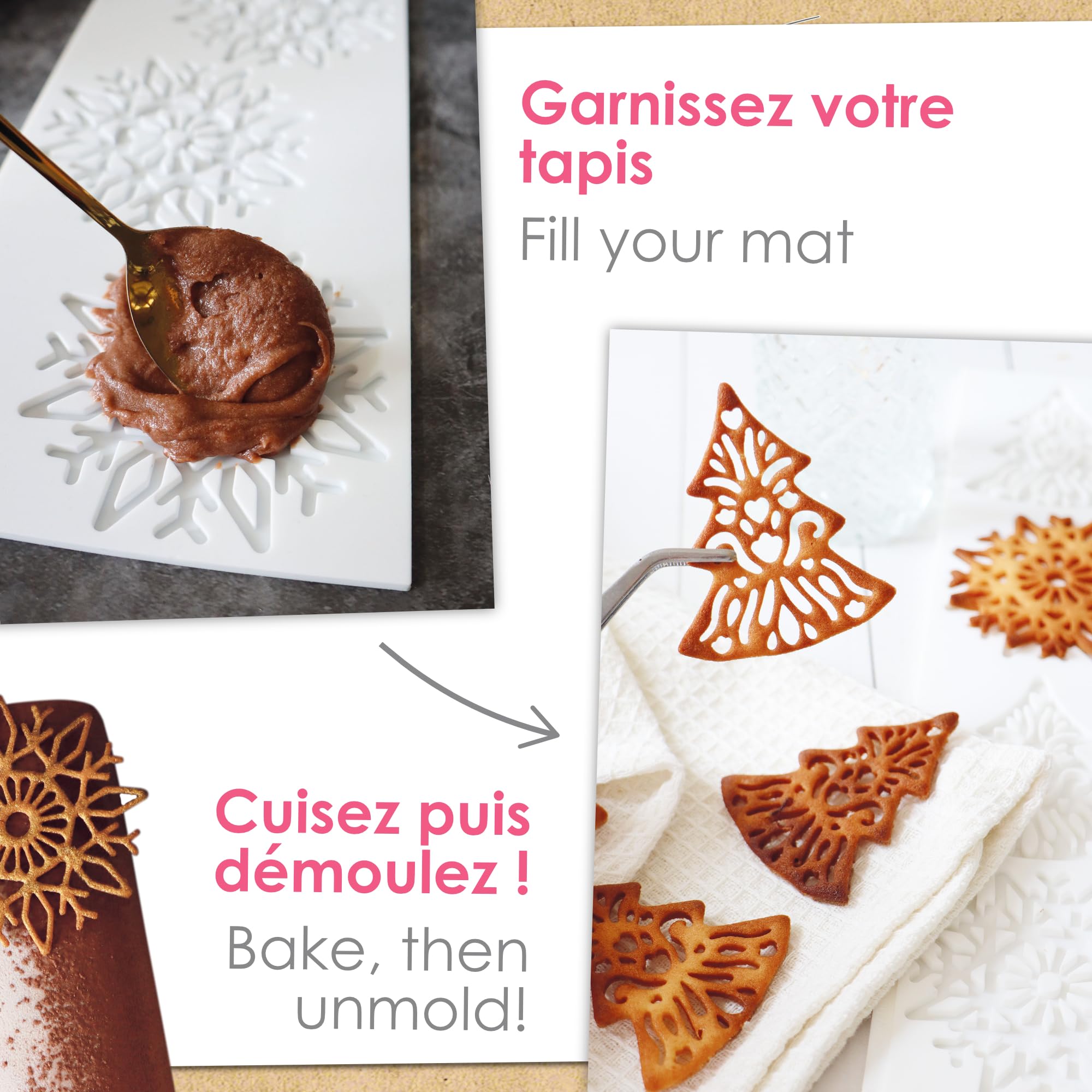scrapcooking-moule-tapis-sweet-xmas-silicone-28x18cm-1971 image 4