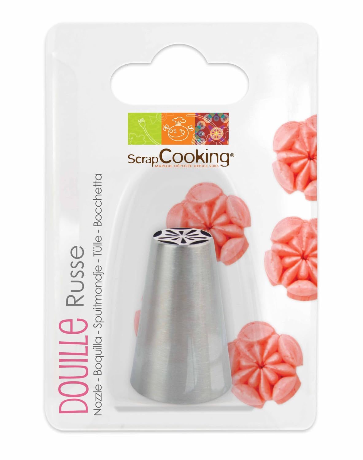 scrap-cooking-1813-douille-russe-pivoine-inox image 2