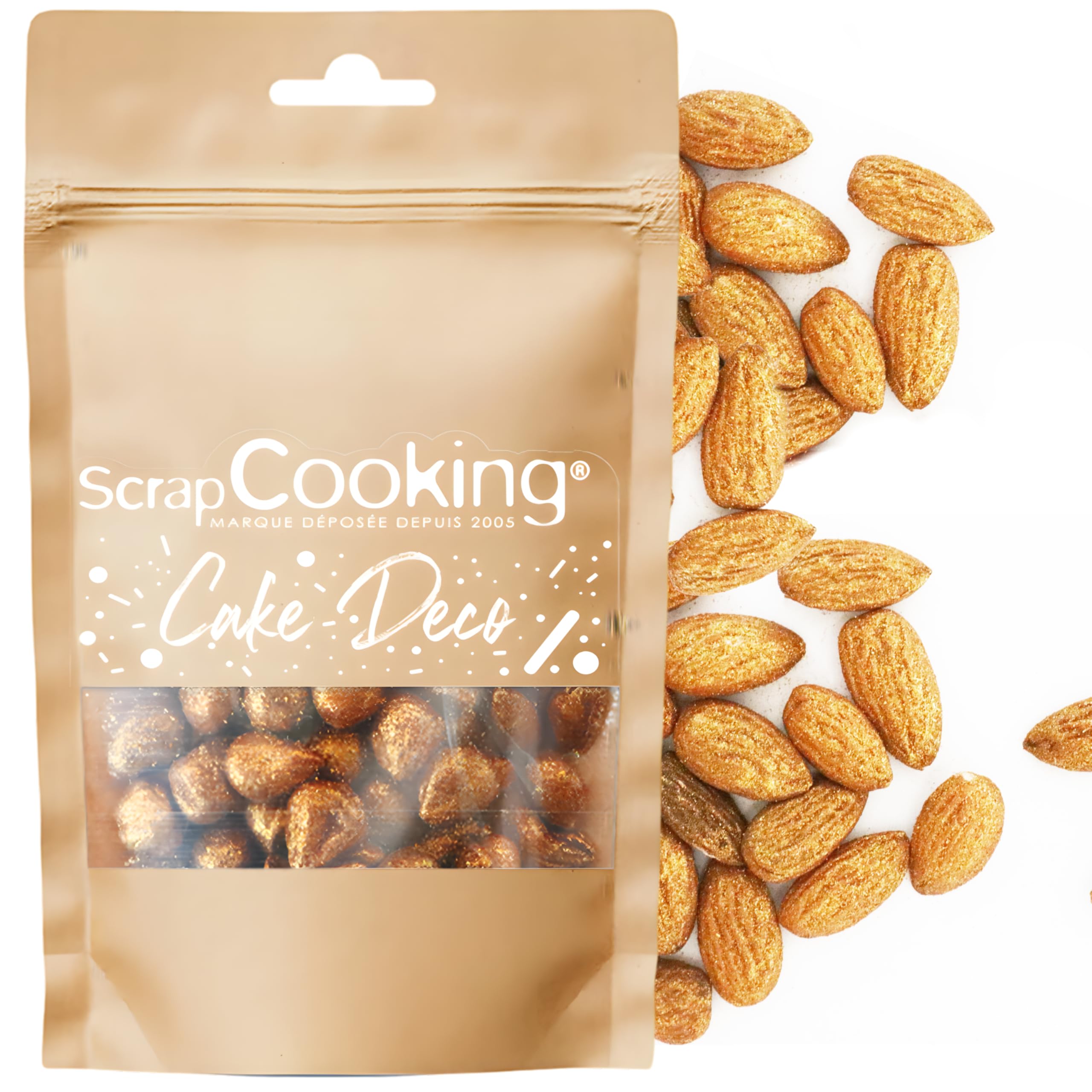 scrapcooking-d-corations-amandes-dor-es-50-g-comestibles-or image 1