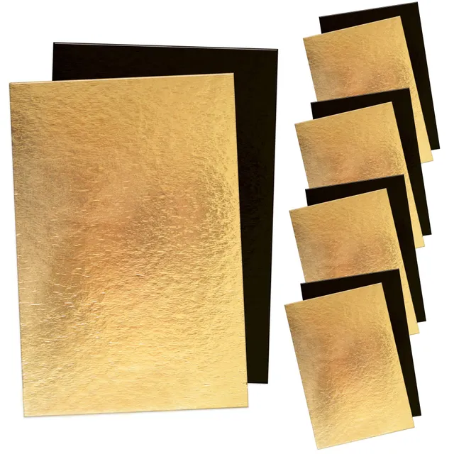 scrapcooking-mat-riel-5197-support-g-teau-30x20-cm-dor-noir-x5 image 1