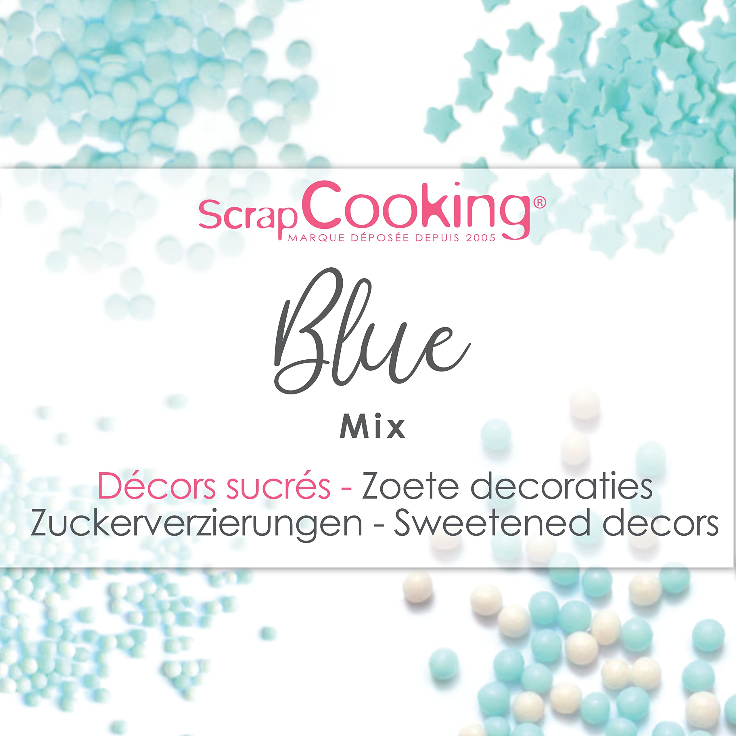 scrapcooking-d-corations-7510-d-cors-sucr-s-blue-mix-64g image 2