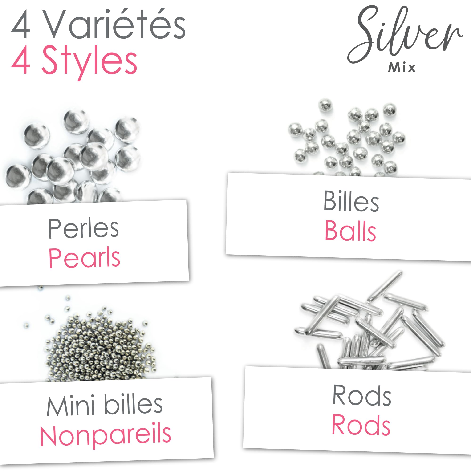 scrapcooking-d-corations-silver-mix-d-cors-sucr-s-63-g image 4