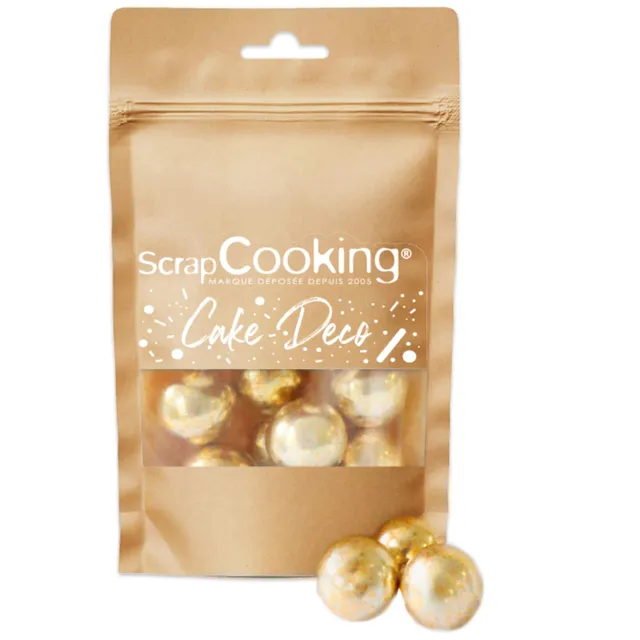 scrapcooking-d-corations-perles-dor-es-xxl-55-g-chocolat-lait image 1
