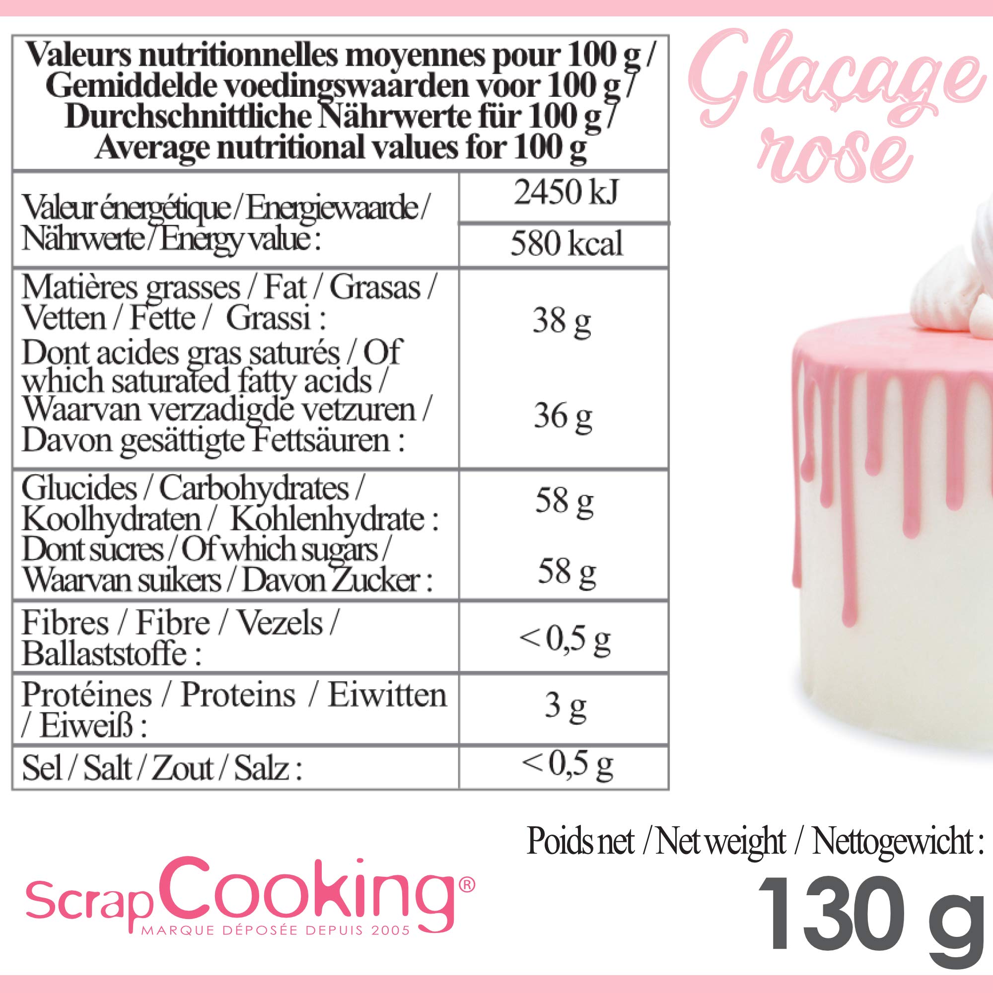 scrapcooking-ingr-dients-gla-age-rose-4701-chocolat-130g image 7