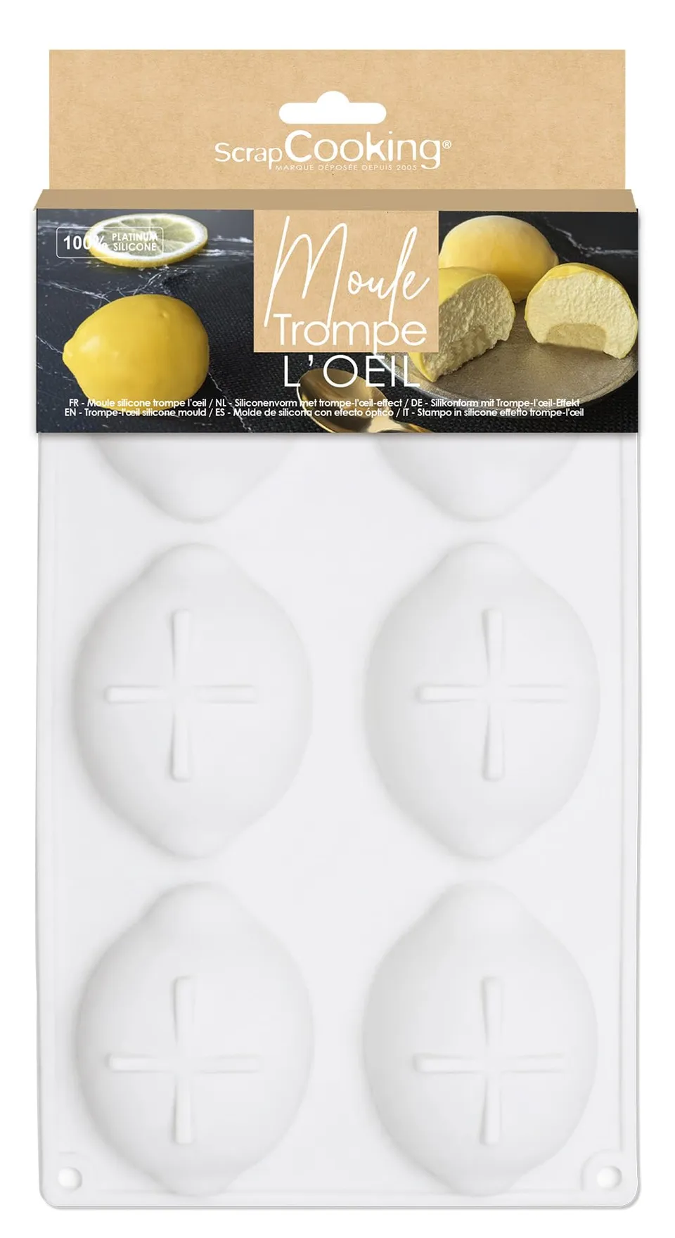 scrapcooking-moules-2881-moule-silicone-citron-6-empreintes image 1