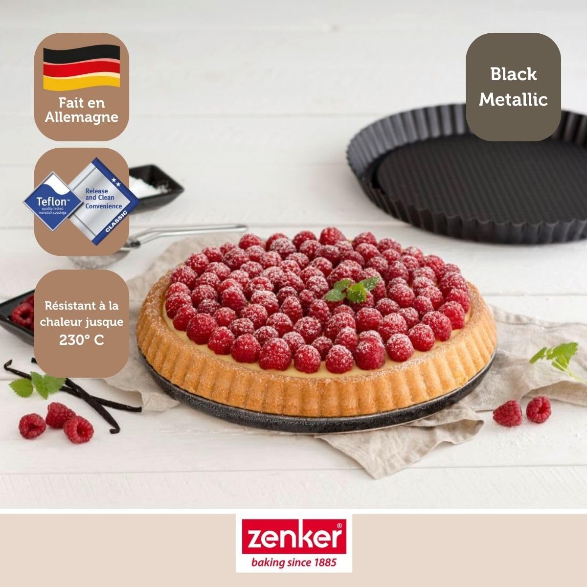 zenker-black-metallic-6522-plat-tarte-30-cm-noir image 6