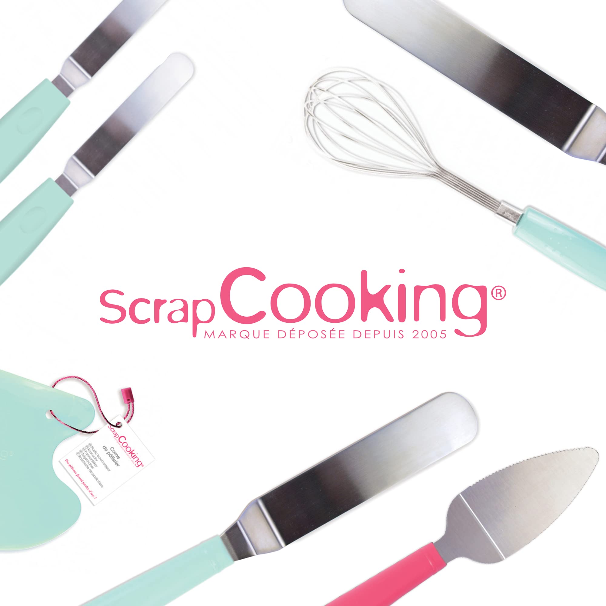scrapcooking-mat-riel-5177-spatule-coud-e-inox-29-cm-vert-d-eau image 8