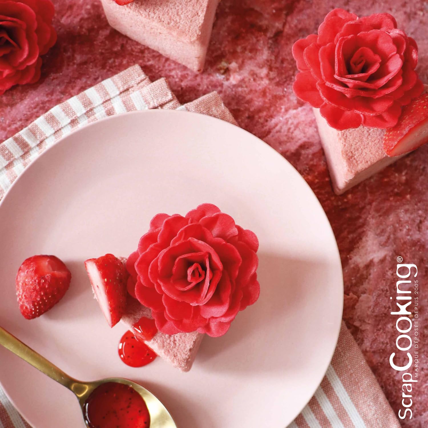 scrapcooking-d-corations-2293-fleurs-comestibles-roses-rouges-3-pi-ces image 4