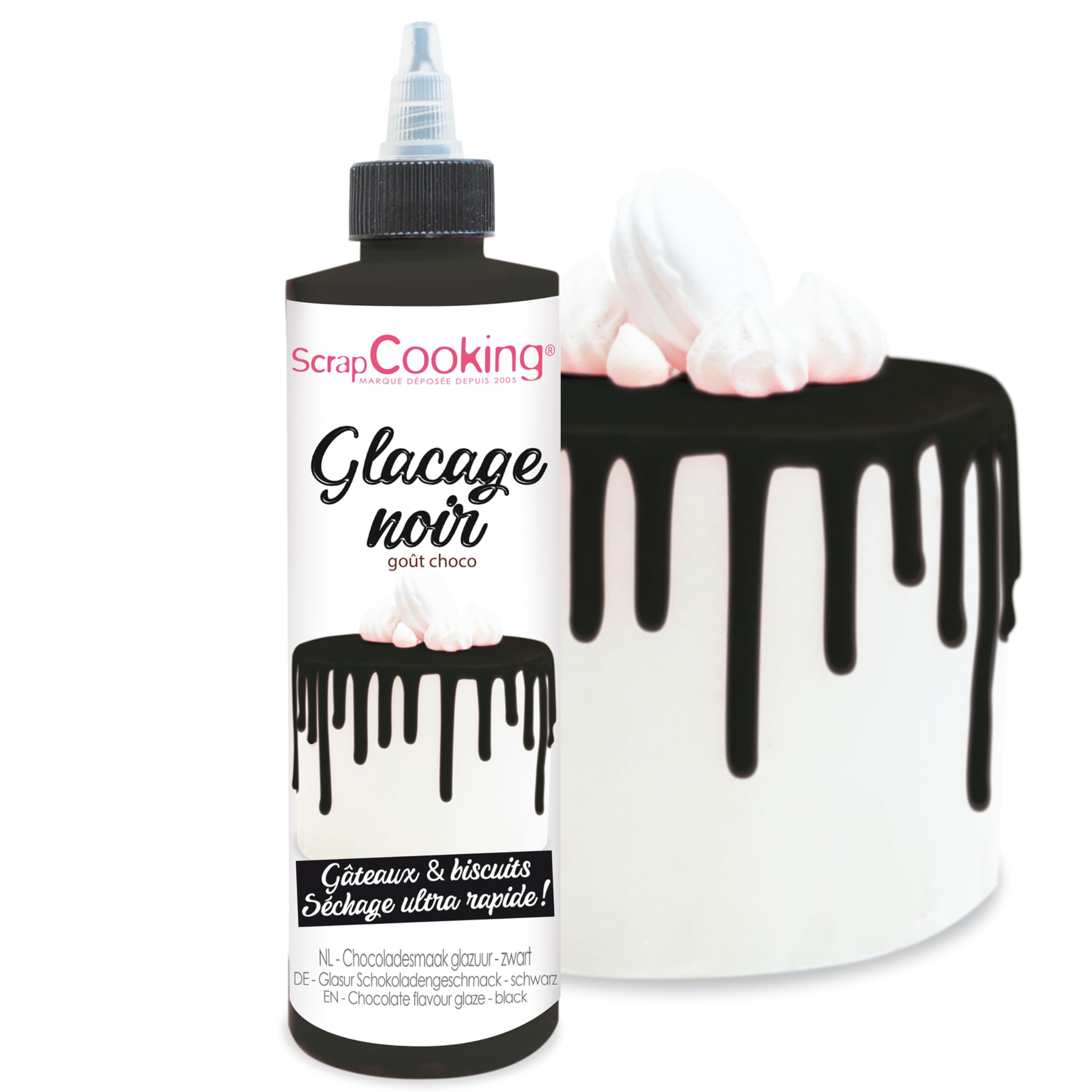 scrapcooking-ingr-dients-gla-age-noir-4707-chocolat-130g image 1