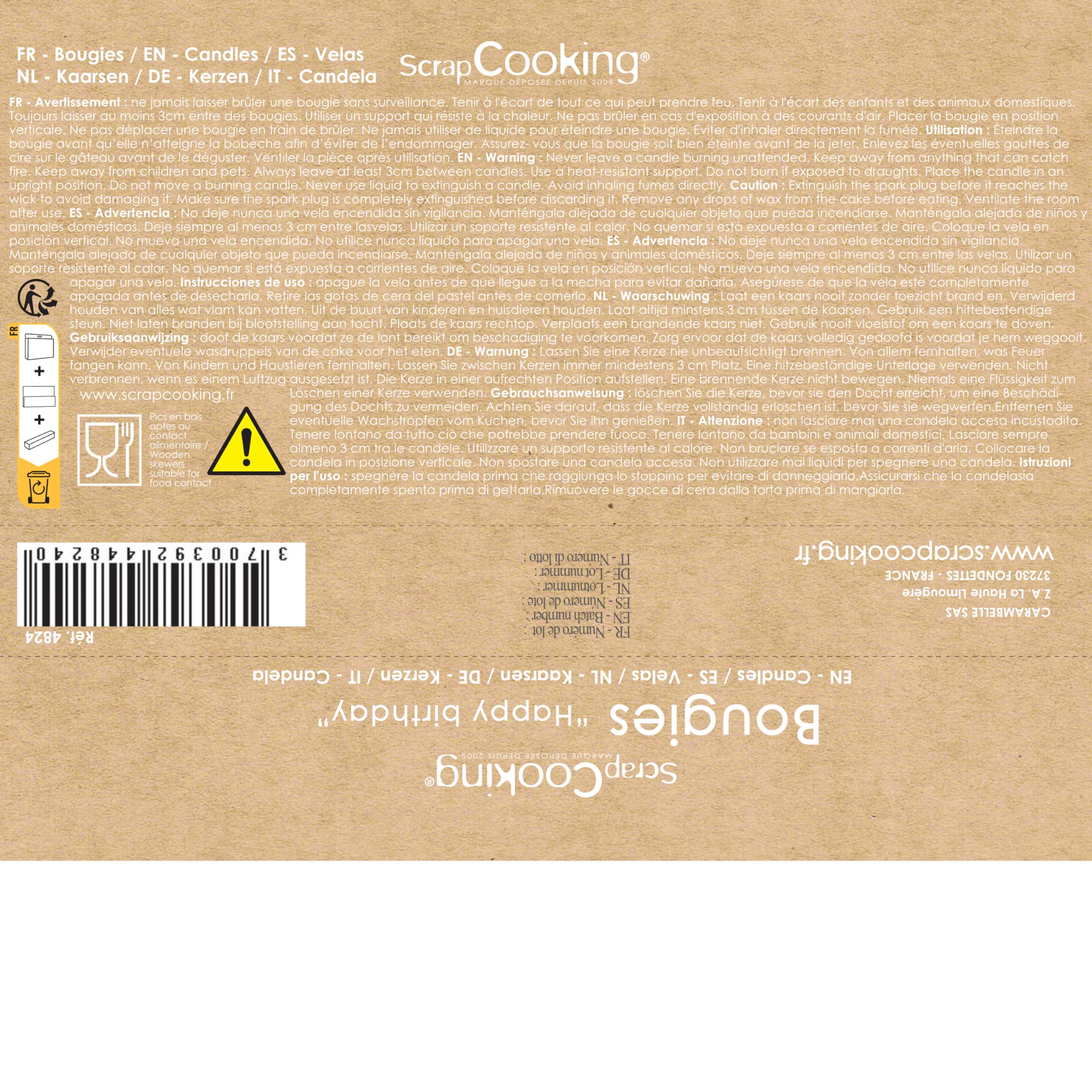 scrapcooking-d-corations-bougies-happy-birthday-dor-es-lettres-paraffine image 8