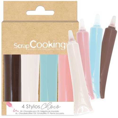 scrapcooking-d-corations-4-stylos-d-co-chocolat-4x20-g image 2
