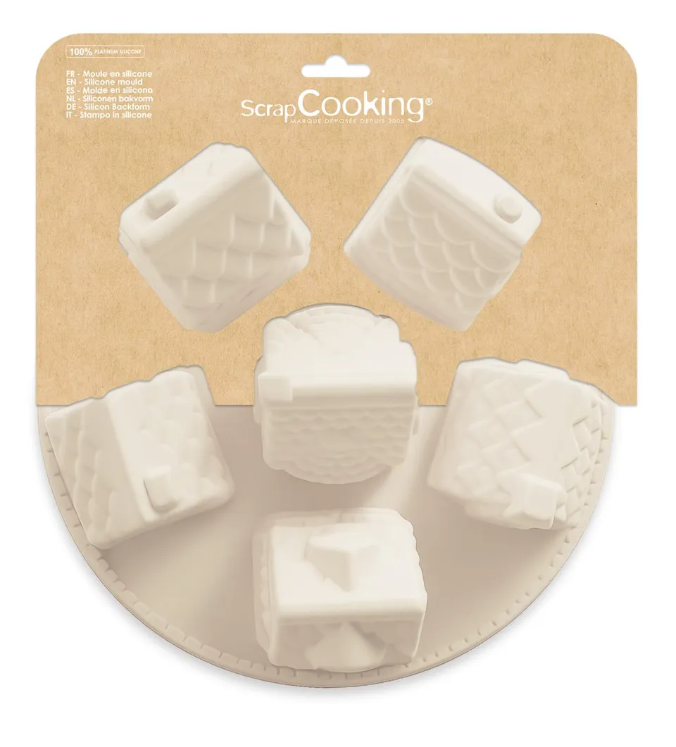 scrapcooking-chalets-2985-moule-silicone-no-l-6-empreintes image 1