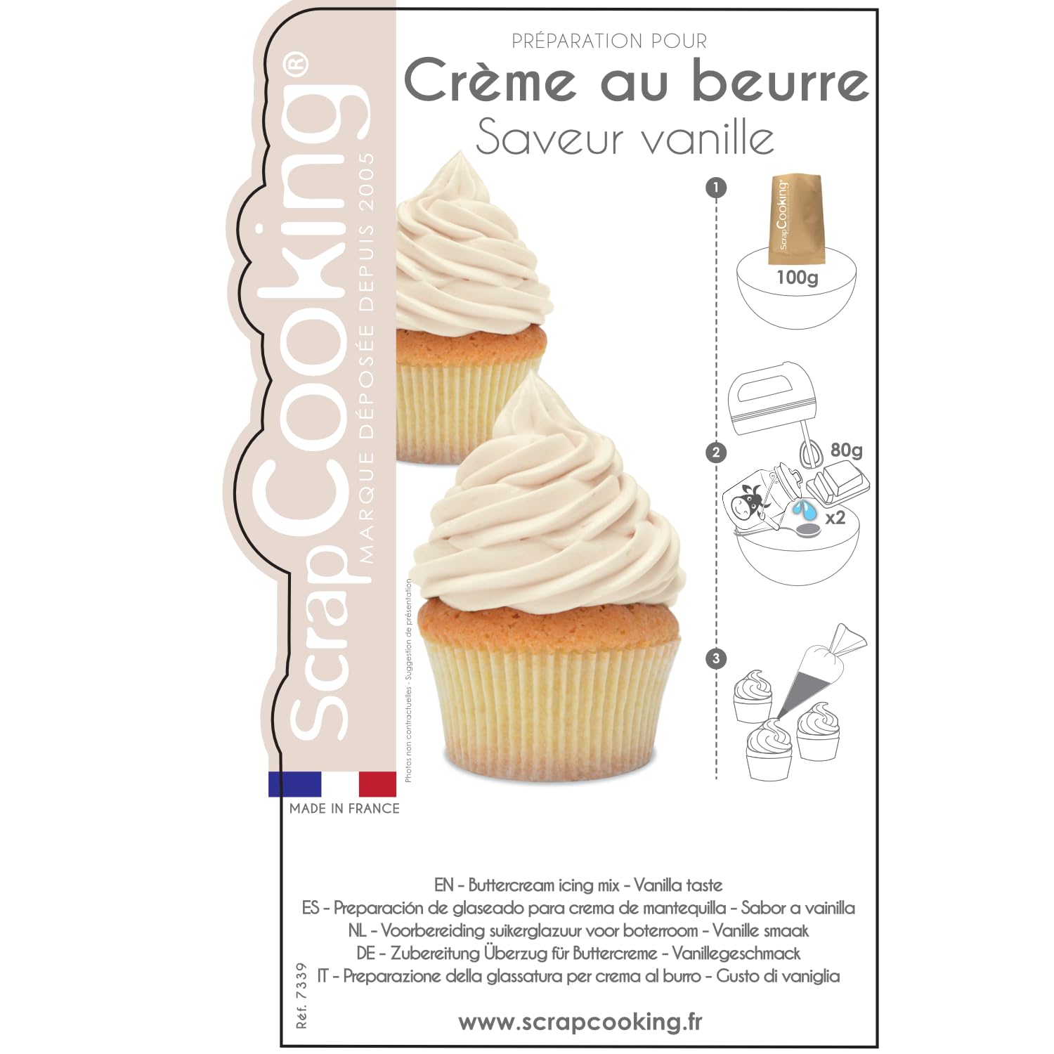 scrapcooking-cr-me-au-beurre-vanille-pr-paration-200-g image 3