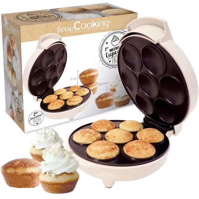 scrapcooking-appareils-mini-cupcakes-factory-3892-machine-blanc image 1