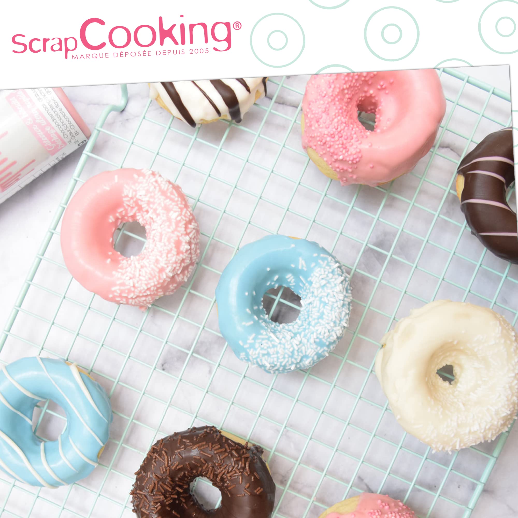 scrapcooking-moules-coffret-6-donuts-silicone-7-6-cm-2913 image 6