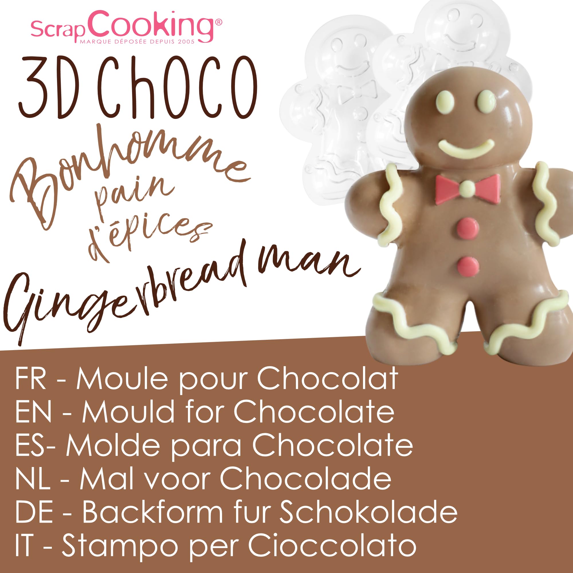 scrap-cooking-moules-6759-moule-chocolat-bonhomme-pain-d-pices-3d image 2