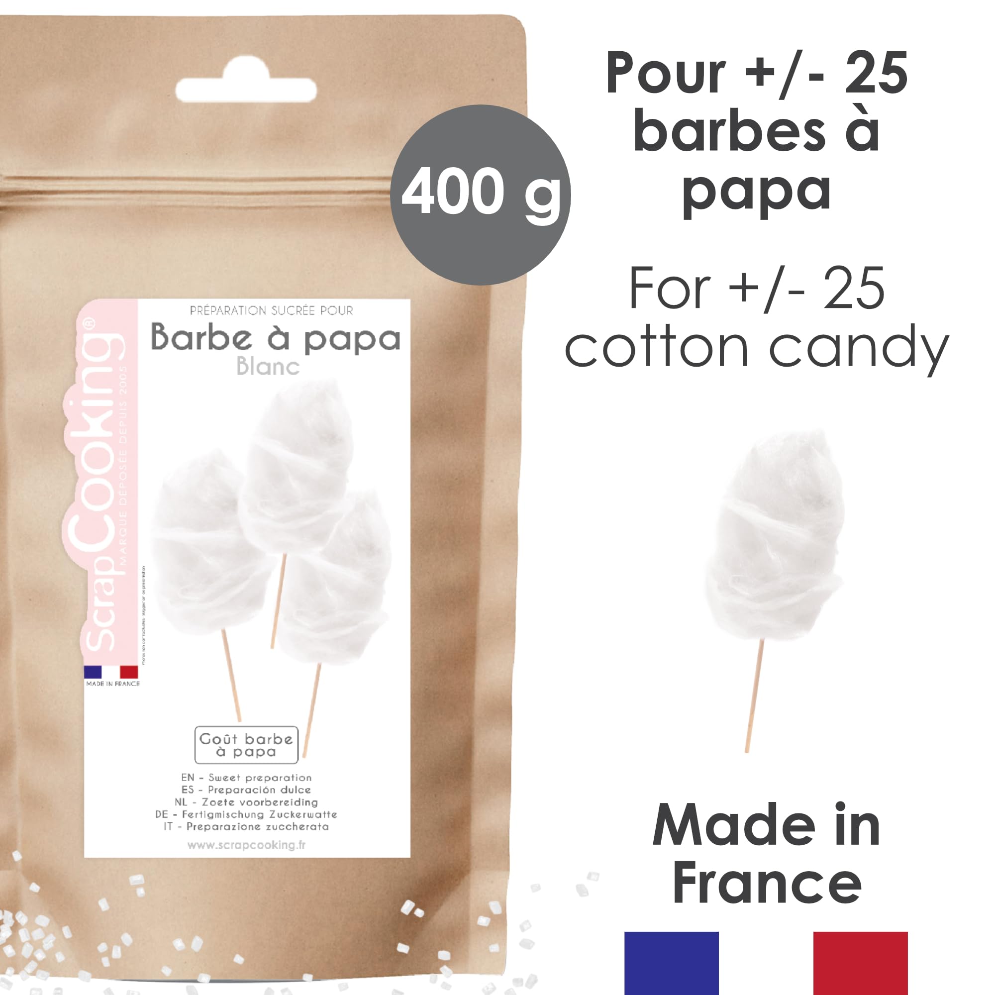 scrapcooking-ingr-dients-8540-sucre-barbe-papa-blanche-400-g image 6